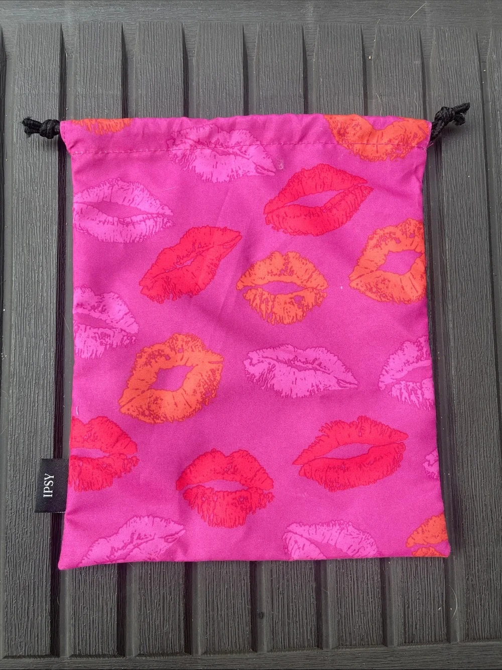 Ipsy - Pink Marilyn Monroe Lip Print Makeup Bag